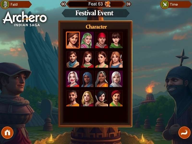 Archero Frontiers Indian Saga festival event
